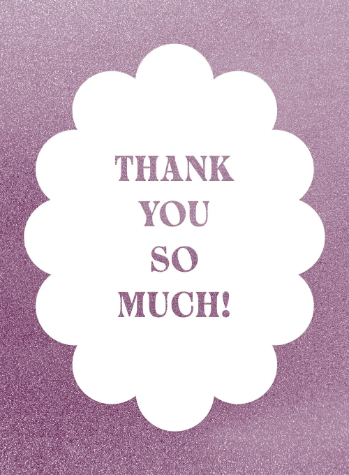 Scalloped Thank You (Pink) - featured - Card