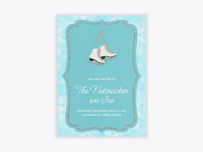 Silver Skates - featured - Invitation