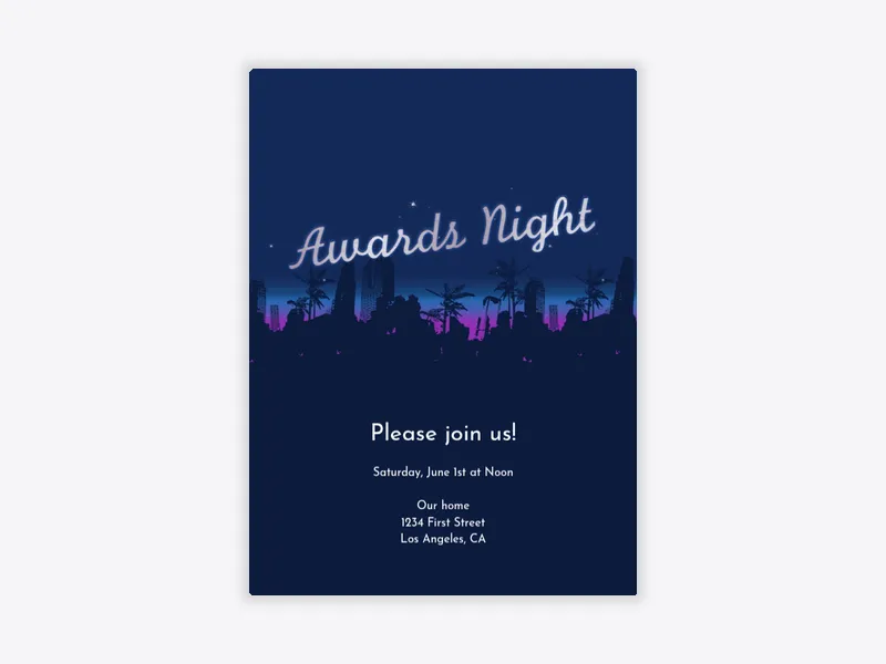 SoCal Sky - featured - Invitation