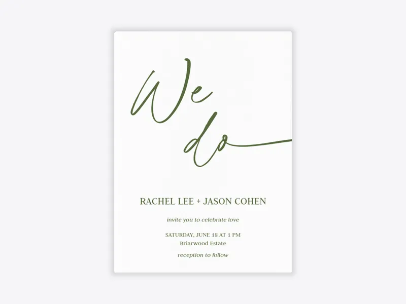 Simple Script - wedding_day - Invitation