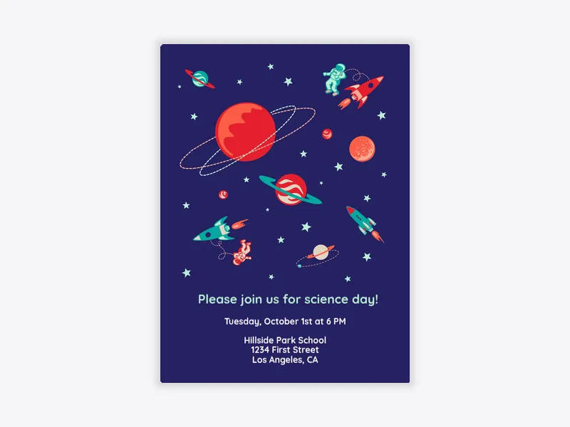 Space Walk - featured - Invitation