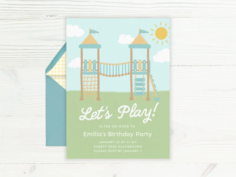 Sunny Playdate - 3rd_birthday - Invitation