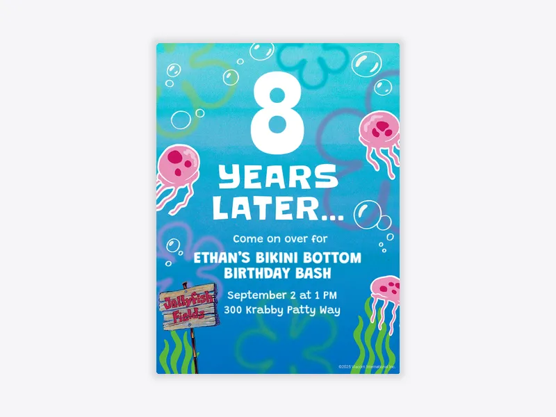 SpongeBob SquarePants™: Jellyfish Splash - popular_characters - Invitation