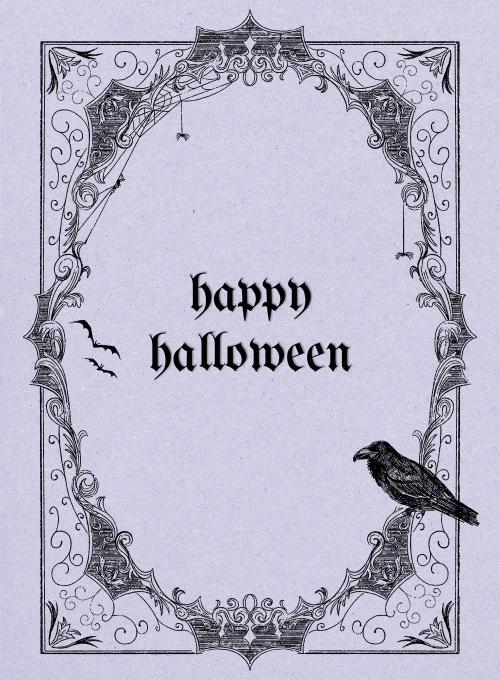 The Raven Sayeth - halloween_cards - Card