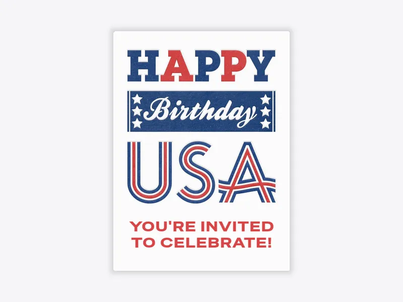 USA Bday - july_fourth - Invitation