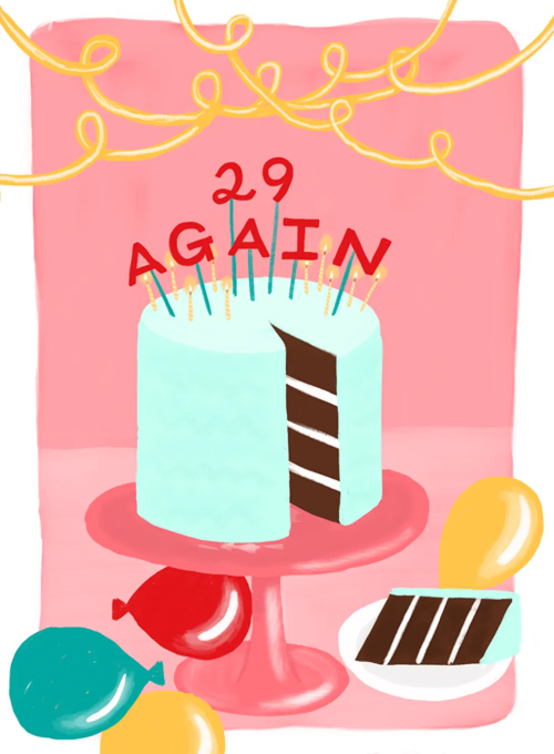 29 Again Card - birthday_adults_cards - Card