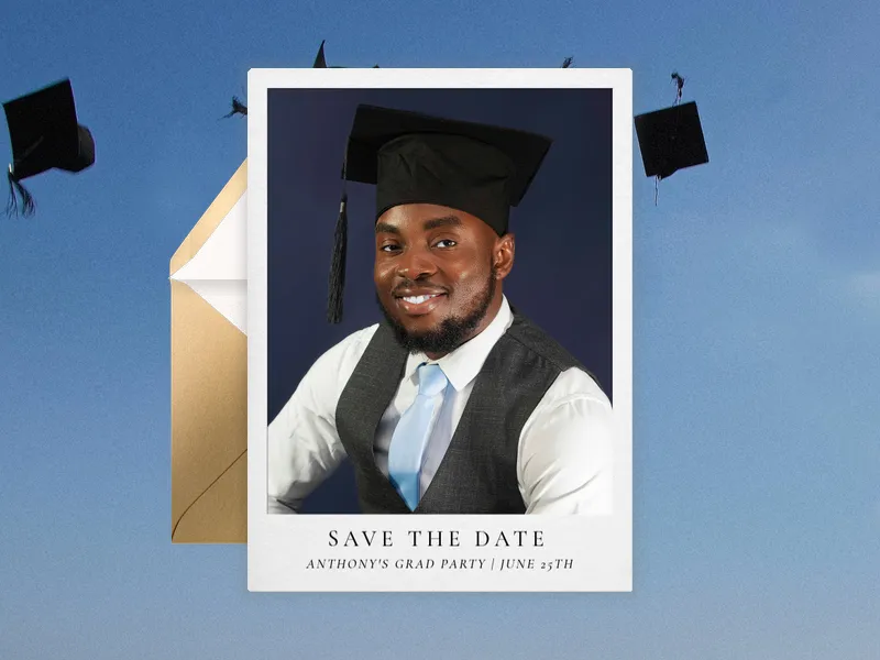 You + Me (Photo) - graduation_save_the_date - Invitation