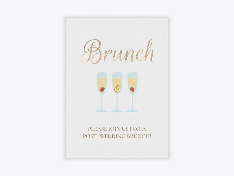Wedding Brunch - post_wedding_brunch - Invitation