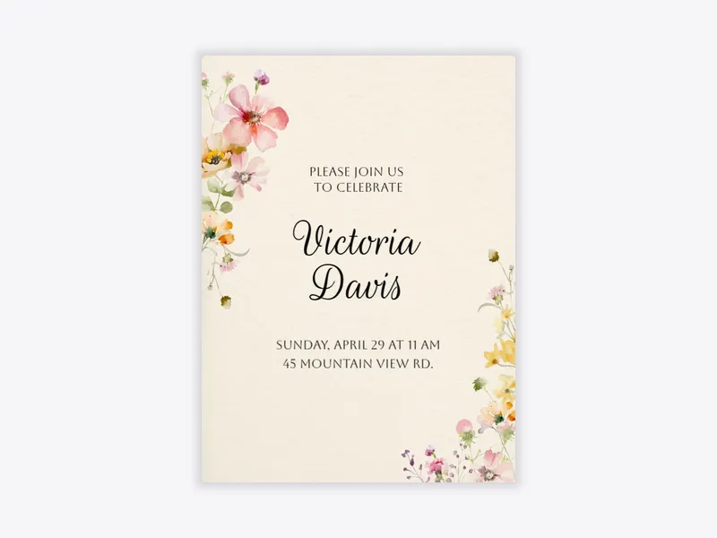 Wild Blush - post_wedding_brunch - Invitation