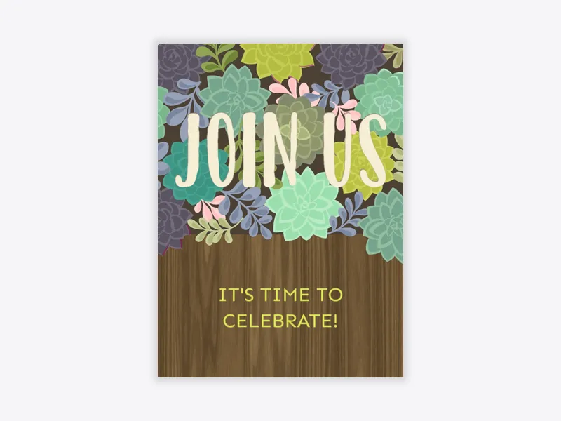 Succulent Box - open_house - Invitation