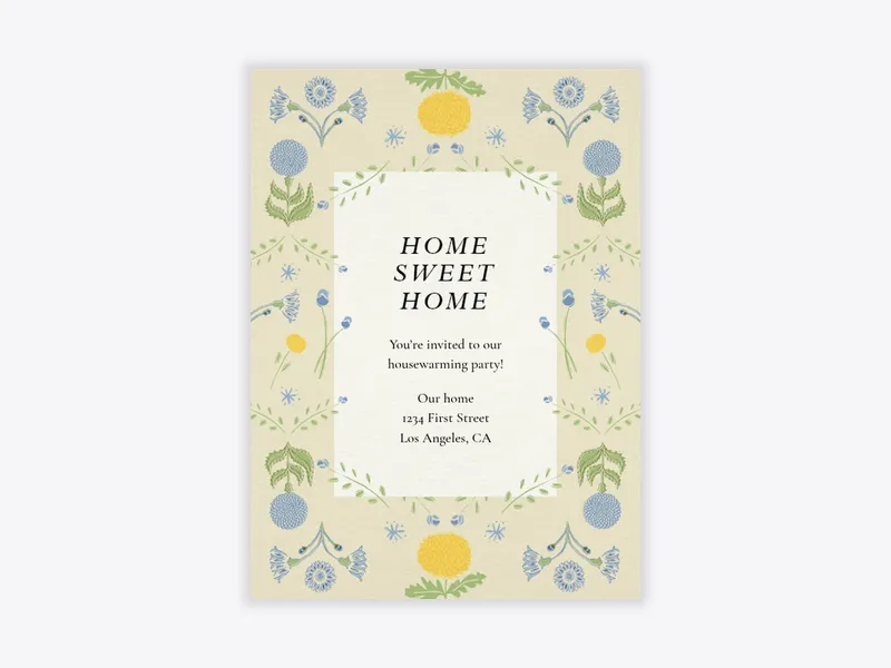 Cottagecore Housewarming - featured - Invitation