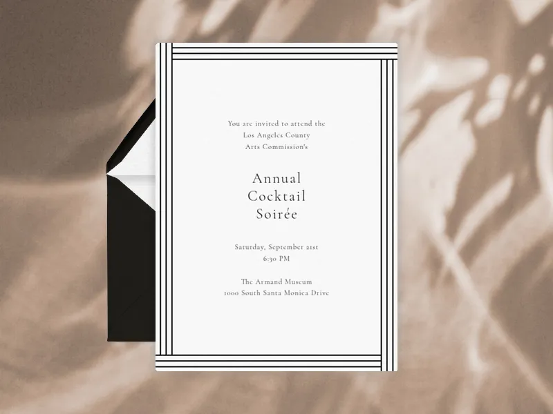 Cocktail Soirée - featured - Invitation