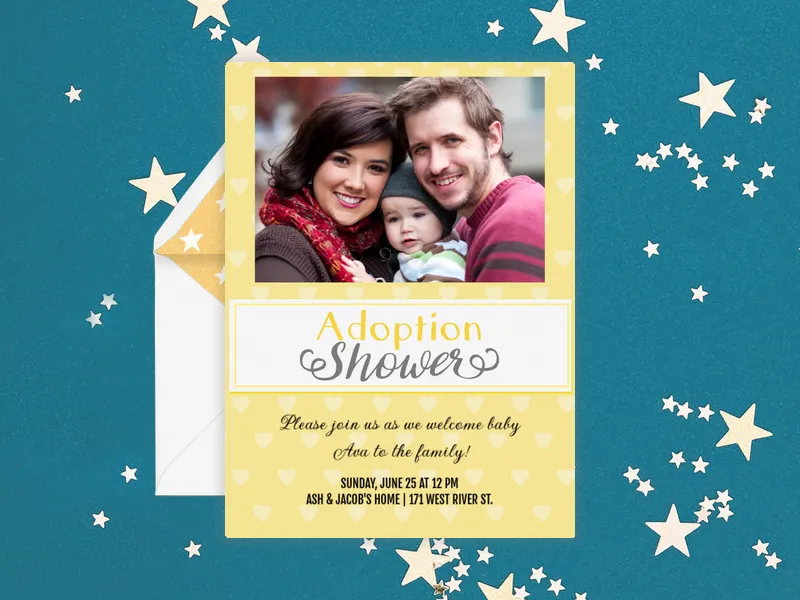 Adoption Shower (Photo) - baby_shower - Invitation
