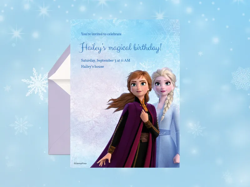 Disney’s Frozen: Anna & Elsa - featured - Invitation