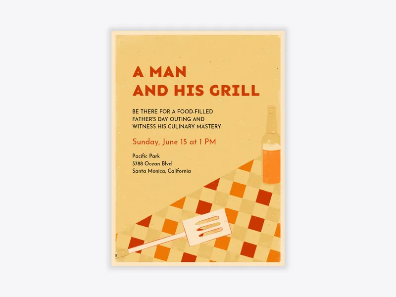 Grill Master - featured - Invitation