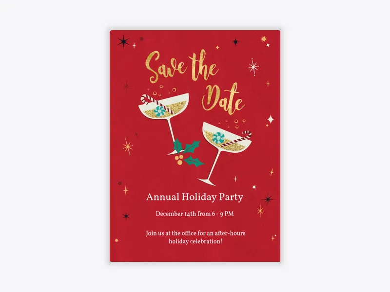 Bright Spirits - office_holiday - Invitation