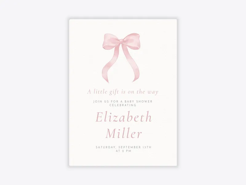 A Little Gift - baby_shower - Invitation