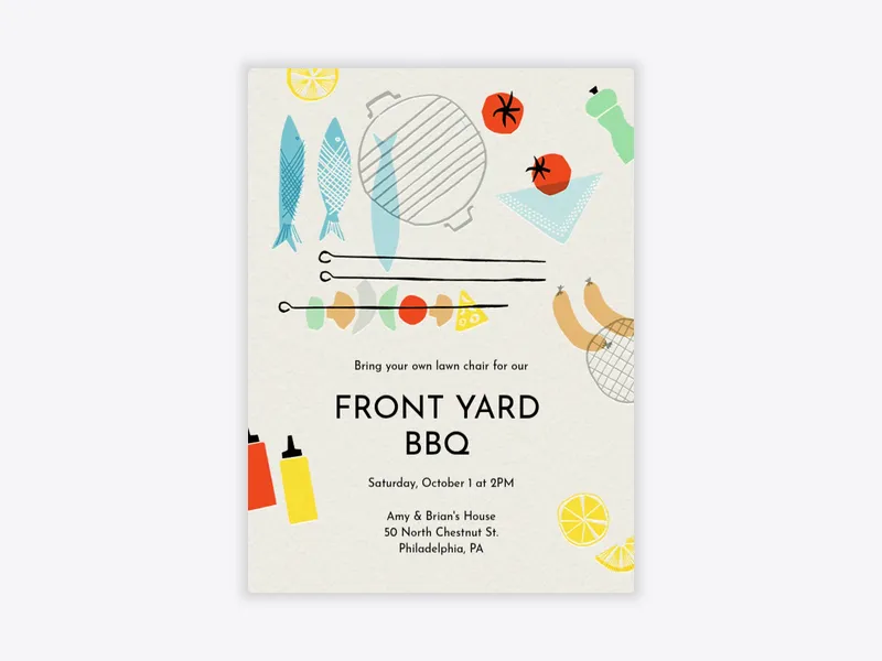 BBQ Bonanza - bbq - Invitation