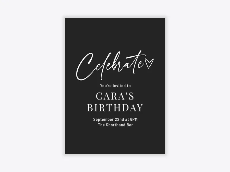 Birthday Love - featured - Invitation