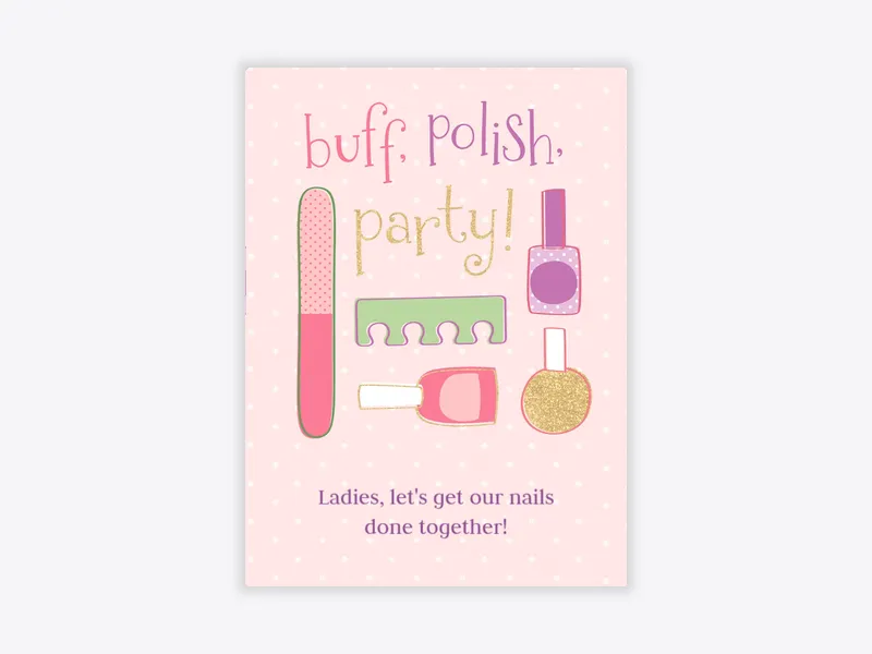 Buff Polish Party - featured - Invitation