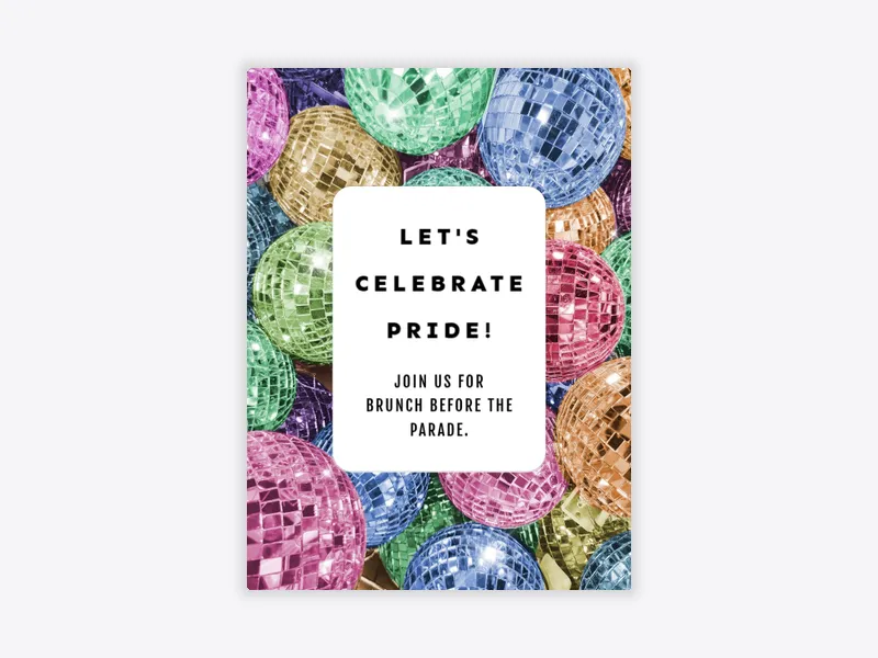 Disco Dreams Pride - pride - Invitation