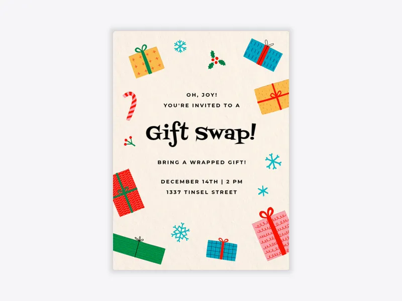 Doodle Gifts - holiday_party - Invitation
