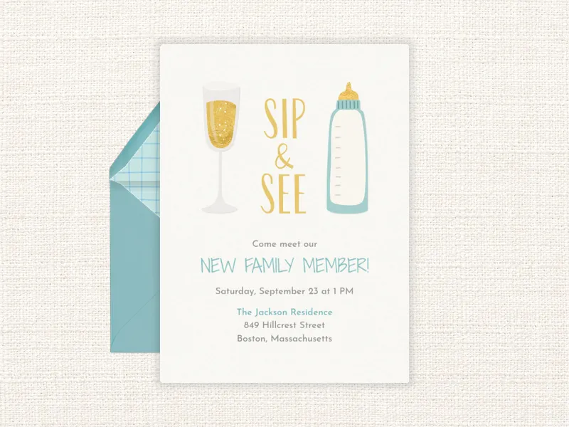 Champagne and See - sip_and_see - Invitation