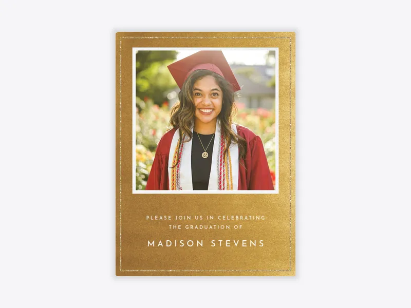 Festive Gold Metallic (Photo) - awards_ceremony - Invitation