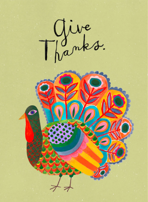 Give Thanks - thanksgiving_cards - Card