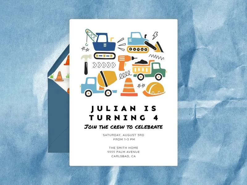 Join the Crew 4th Birthday - featured - Invitation