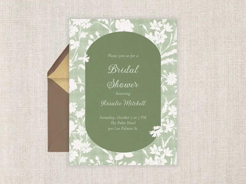 Laura Ashley: Rye Sage Green - laura_ashley - Invitation