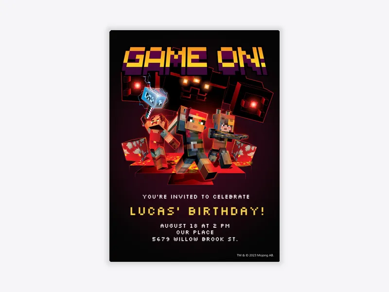 Minecraft: Dungeons - minecraft - Invitation