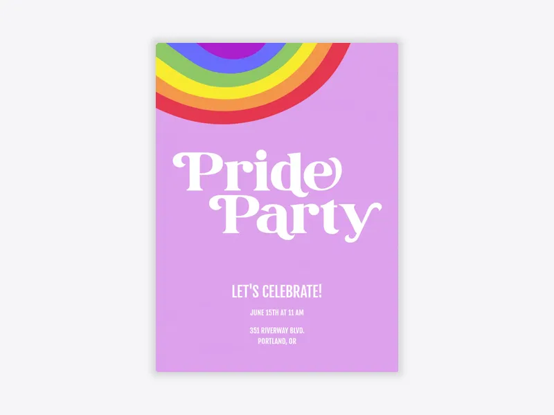 Pride Party - pride - Invitation