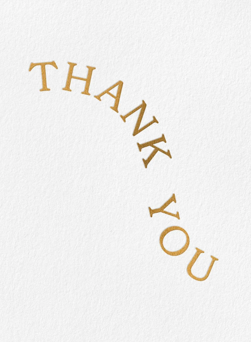 Simply Gold - thankyou_cards - Card