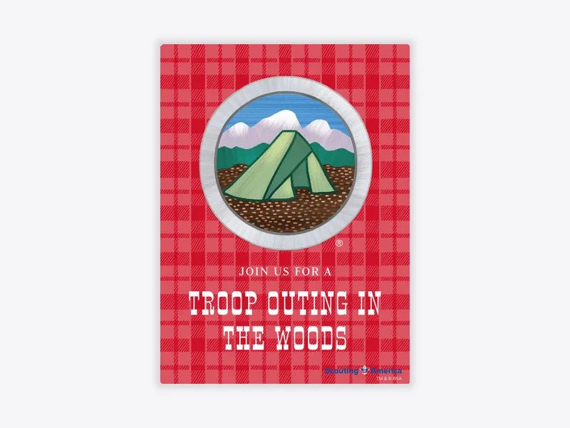Scouting America: Camping Time - boy_scouts_of_america - Invitation