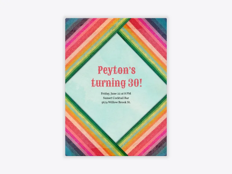 Ojo de Dios - pride - Invitation