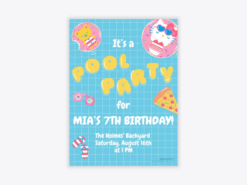 Sanrio’s Hello Kitty: Splish Splash - sanrio - Invitation