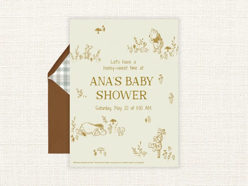 Disney’s Winnie the Pooh: Always Together - baby_shower - Invitation