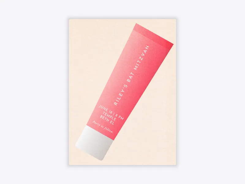 The Purse Staple - bar_bat_mitzvah - Invitation