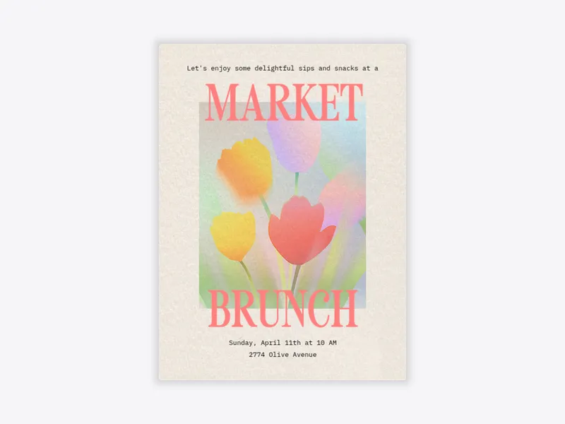 Tulip Time - holidays - Invitation