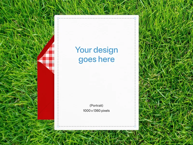 Upload Your Own Design (Grassy Picnic) - featured - Invitation