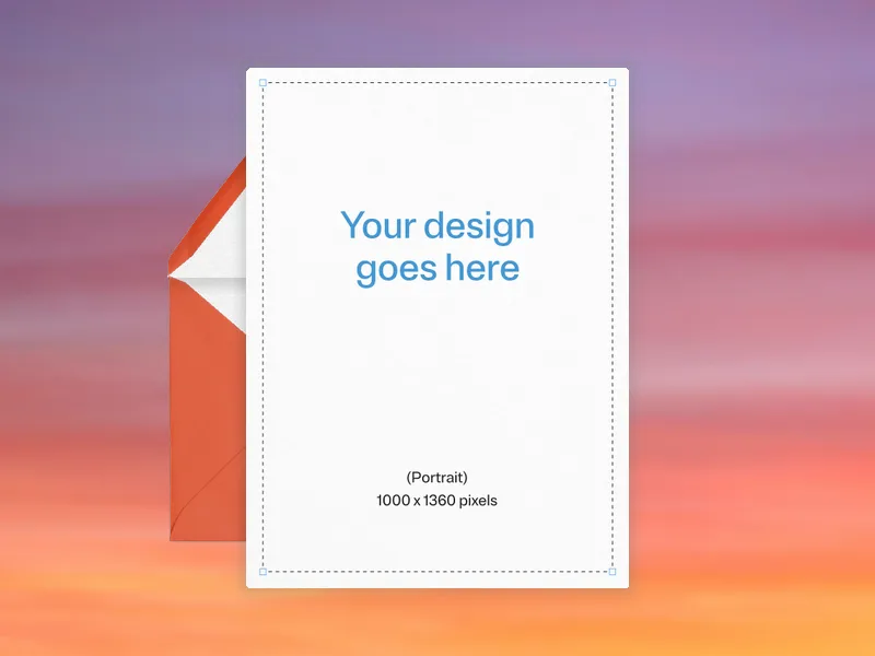 Upload Your Own Design (Summer Sunset) - featured - Invitation