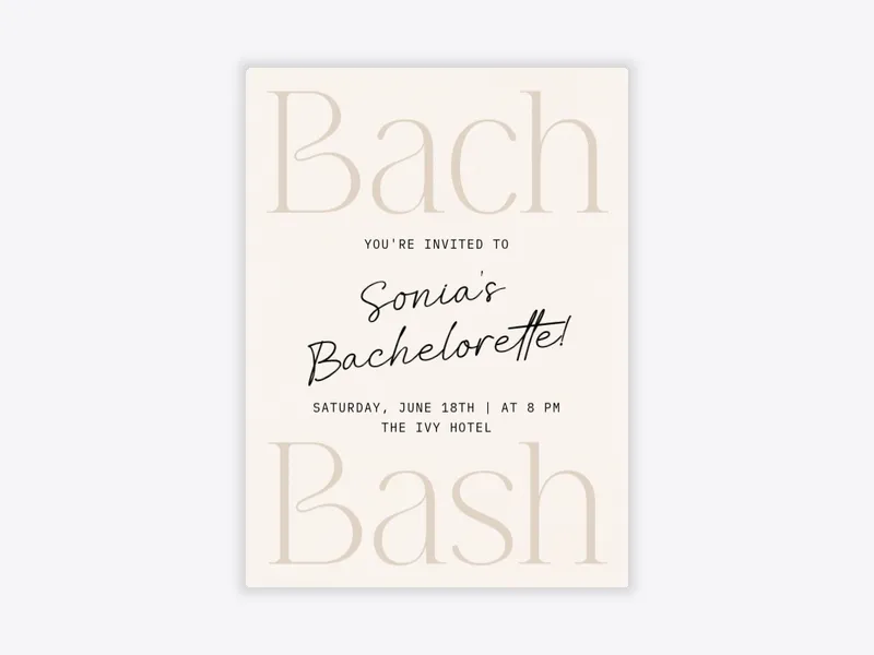 White Script Meets Serif - featured - Invitation