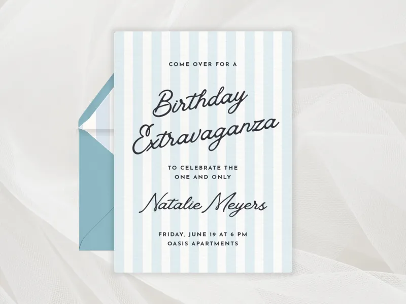 Blue Line Time - featured - Invitation