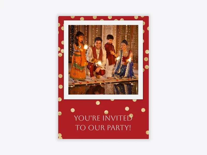 Festive Confetti (Photo) - featured - Invitation