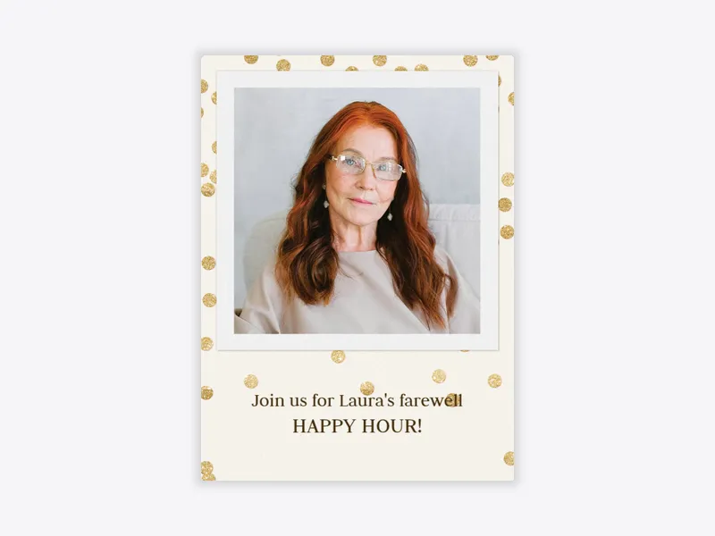 Festive Confetti (Photo) - business - Invitation