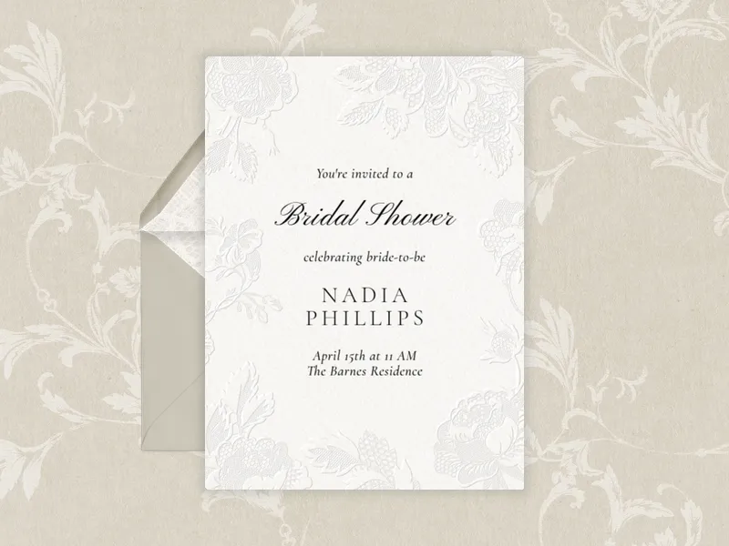 Lacy Darling - bridal_shower - Invitation