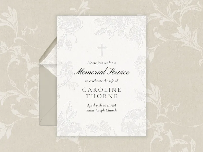 Lacy Darling - funeral_memorial_service - Invitation