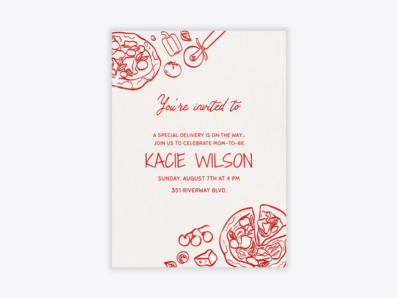 Slice, Slice, Baby - baby_sprinkle - Invitation