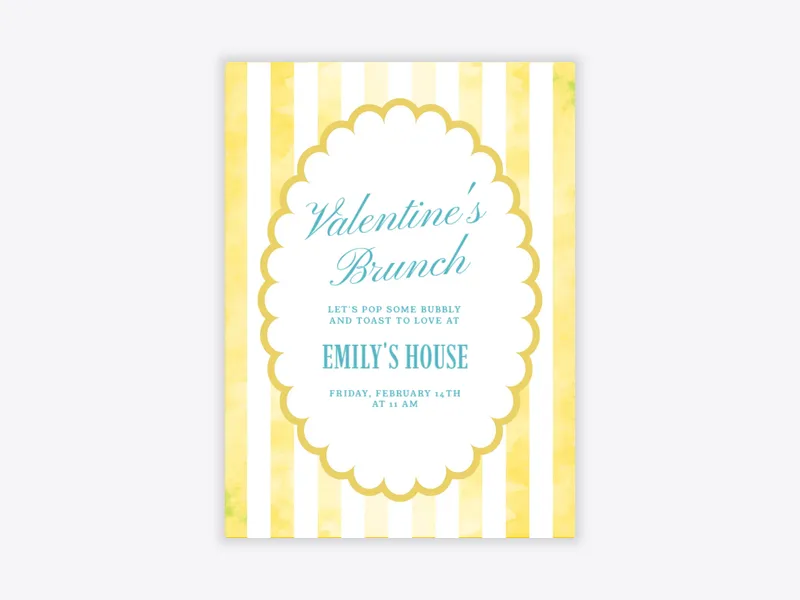Sips & Stripes - valentines_day - Invitation